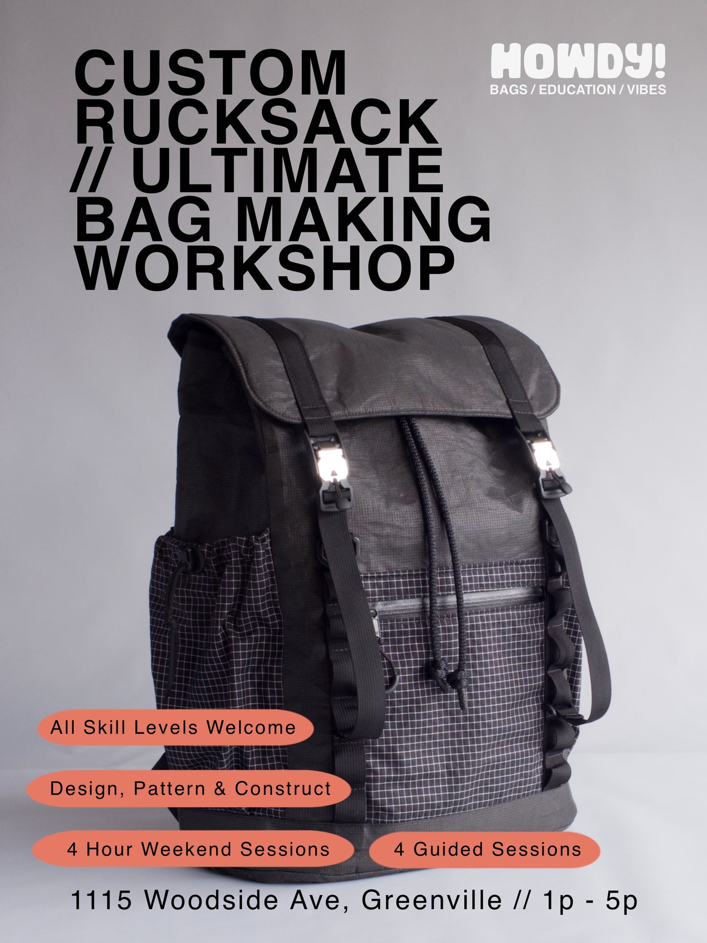 Custom Rucksack // ULTIMATE BAGE MAKING WORKSHOP